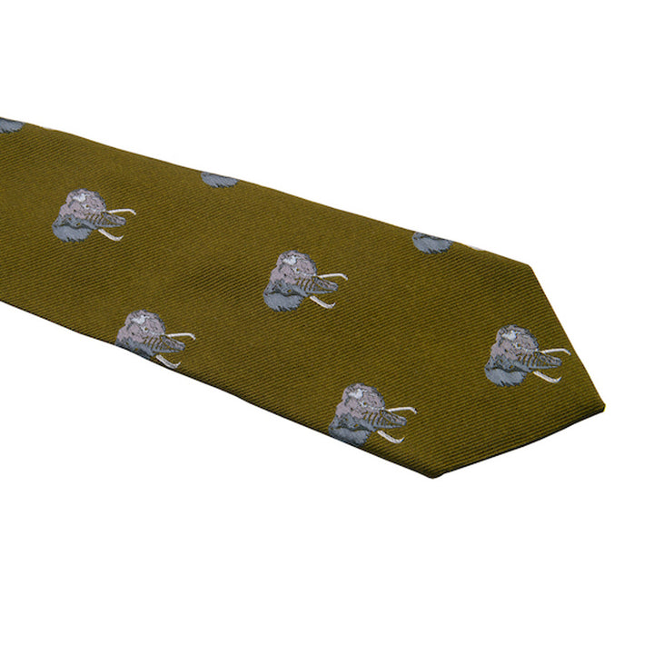 Rigby Tusker Elephant Tie Green