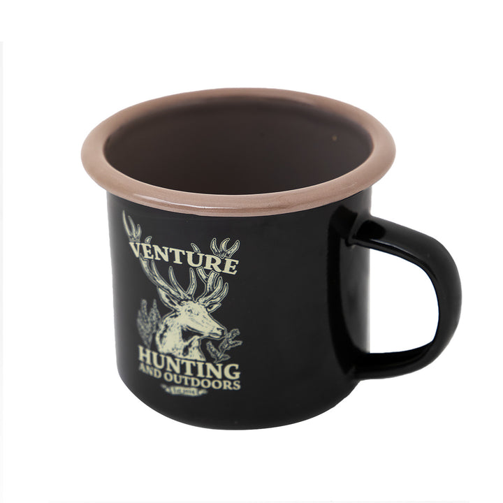Venture Ferals Red Stag Enamel Mug - 350ml