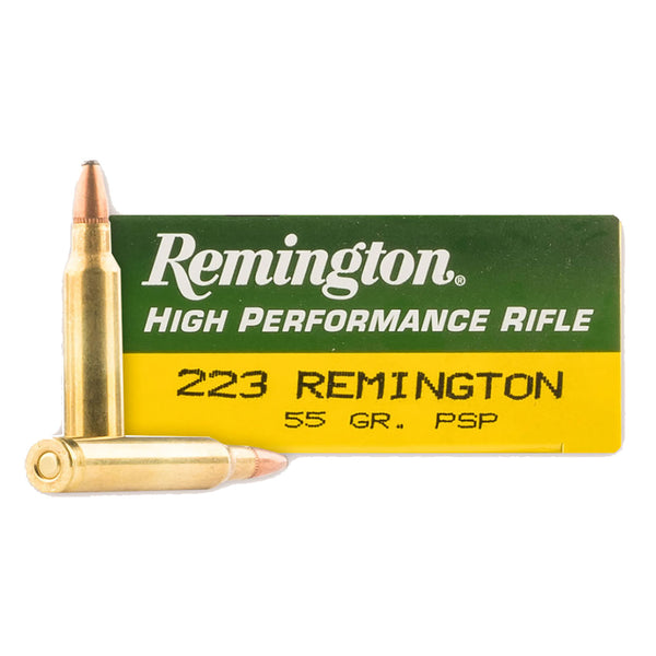 Remington .223 Rem 55 Grain PSP Ammo - 200 Round Slab