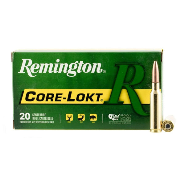 Remington 6.5 CM 129GR Core Lokt Tipped Centrefire Ammo - 20 Rounds