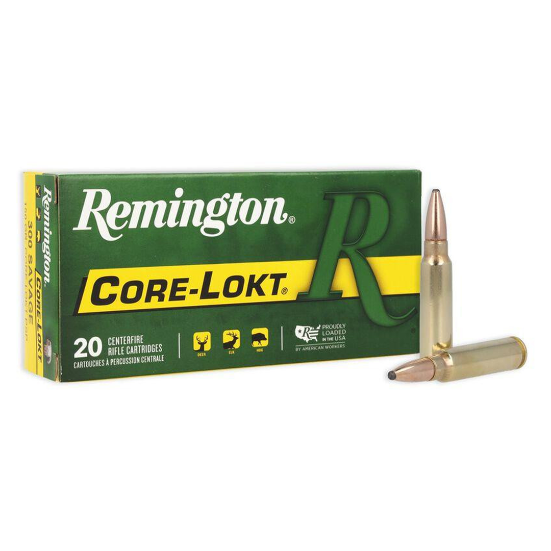 Remington Core-Lokt .300SAV 150gr 2630 FPS PSP Centrefire Ammo - 20 Rounds