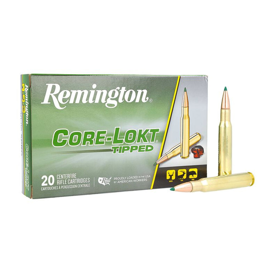 Remington Core-Lokt Tipped 30-06 Springfield 150gr 2930FPS Polymer Tipped Centrefire Ammo - 20 Rounds