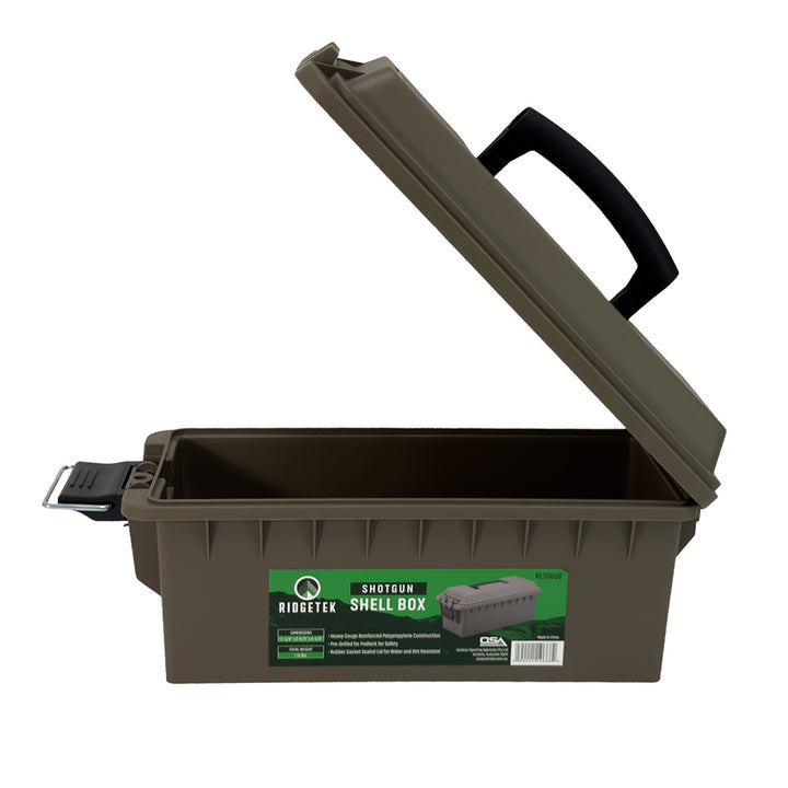 Ridgetek Shotshell Ammo Box with Padlock