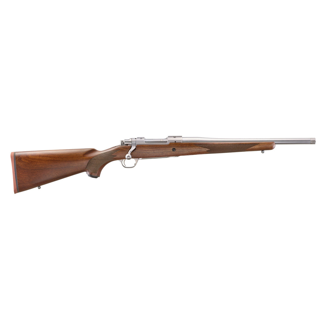 Ruger 77 Hawkeye Stainless Hunter Threaded Bolt Action Rifle - 16in - 4 Shot