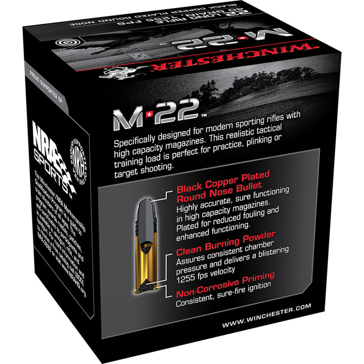 Winchester M22 22lr 40gr Ammo - 500 Rounds .22 LR
