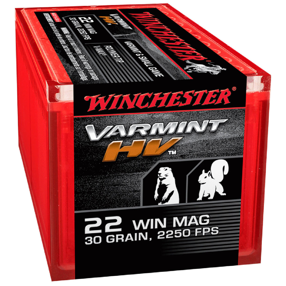Winchester Varmint HV 22lr Rimfire Ammo - 50 Rounds .22 WIN MAG