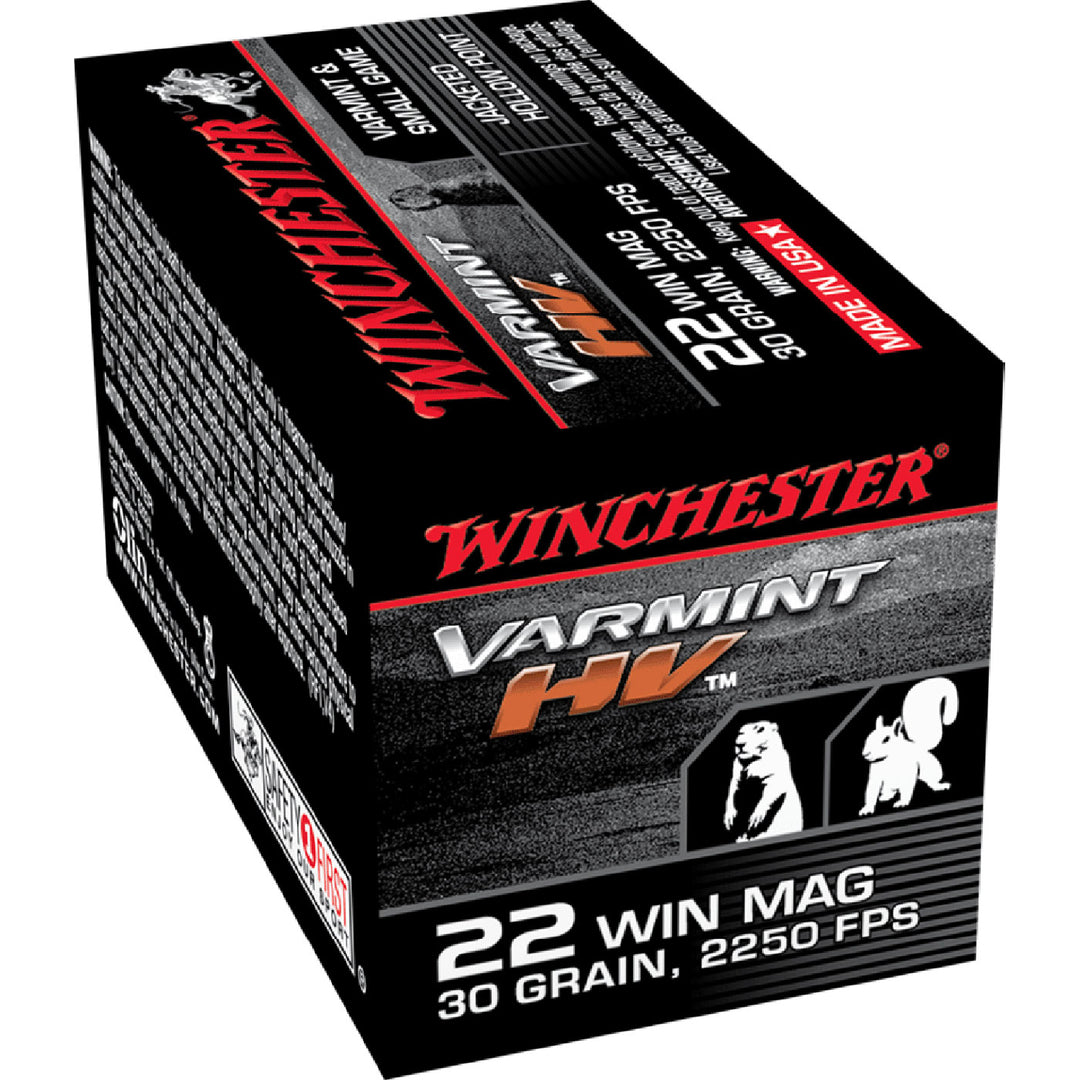 Winchester Varmint HV 22WMR 30gr JHP .22 WMR