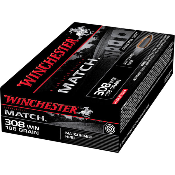 Winchester Match 308Win 168gr Sierra BTHP