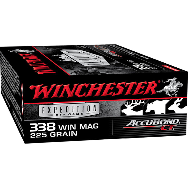 Winchester Expedition Big Game 338WM 225gr ABCT Centre Fire Ammo - 20 Rounds