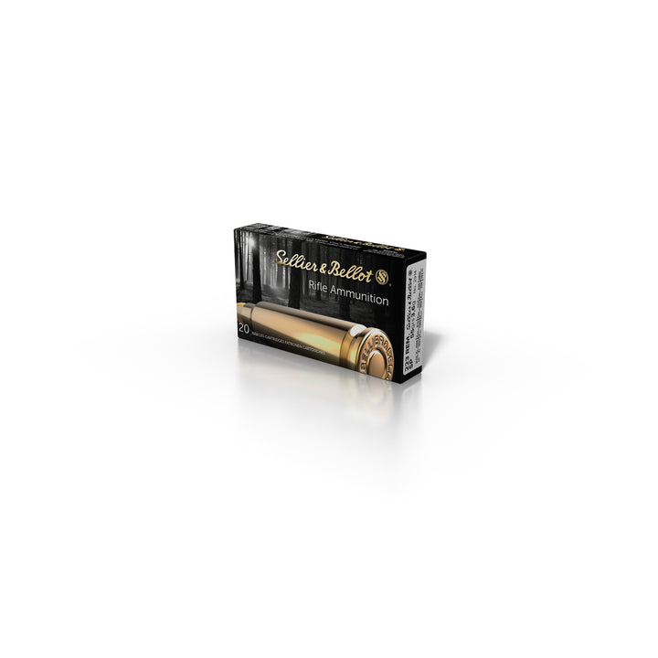 Sellier and Bellot 223 Rem 55gr SP Centrefire Ammo - 200 Round Slab .223 REM