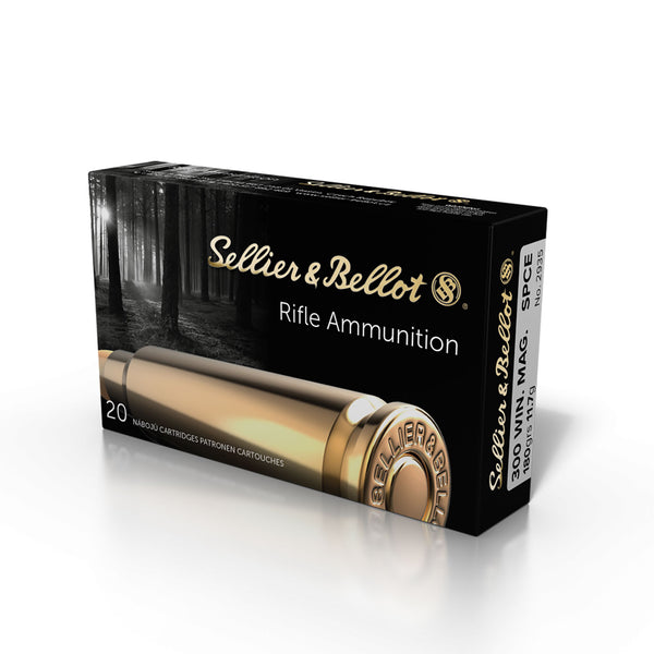 Sellier and Bellot 300 WM 180Gr SPCE - Centrefire Ammo - 20 Rounds