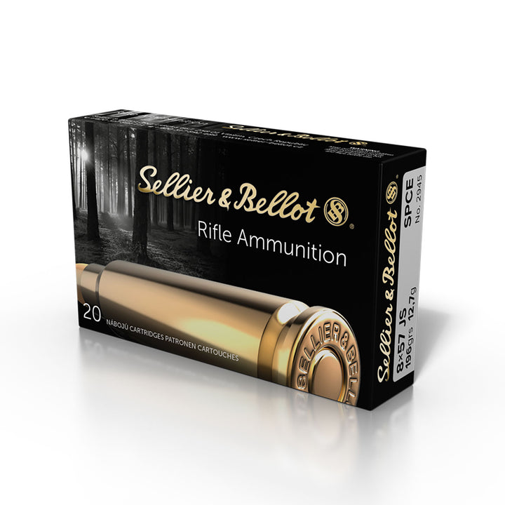 Sellier and Bellot 8x57 JS 196gr SPCE Centrefire Ammo - 20 Rounds