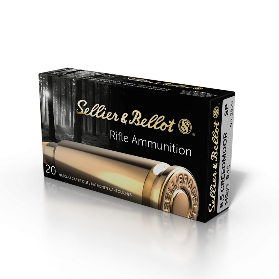 Sellier and Bellot 6.5 CM 140gr SP Centrefire Ammo - 20 Rounds