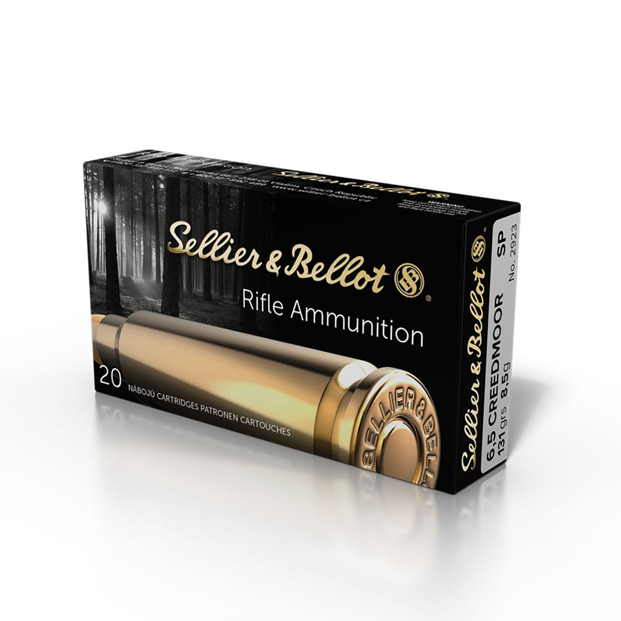 Sellier and Bellot 6.5 CM 131gr SP Centrefire Ammo - 20 Rounds