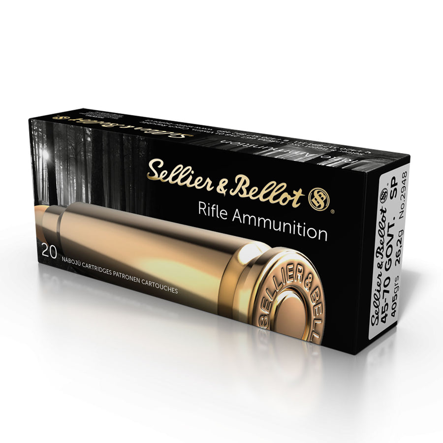 Sellier And Bellot .45-70 405Gr Soft Point Ammo - 20 Rounds