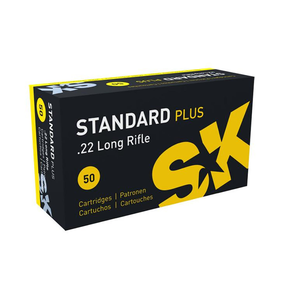 SK 22LR Standard plus 40gr LRN Rimfire Ammo - 50 Rounds Calibre - .22 LR