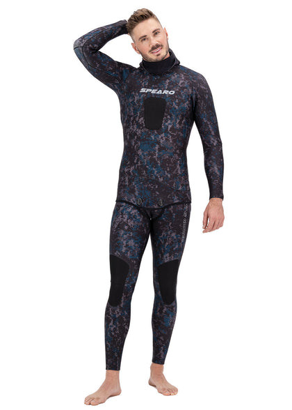 Spearo Mens 7 Seas 3.5mm Lined 2 Piece Wetsuit