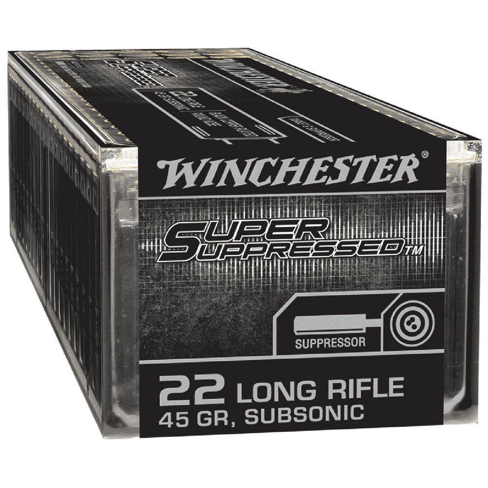 Winchester Super Suppressed 22lr Rimfire Ammo - 100 Bulk Pack .22 LR
