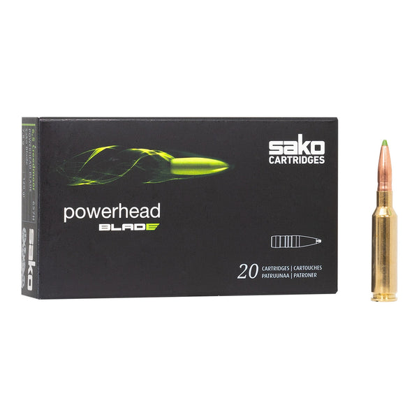 Sako Powerhead Blade 6.5 CM 120gr Centrefire Ammo - 20 Rounds