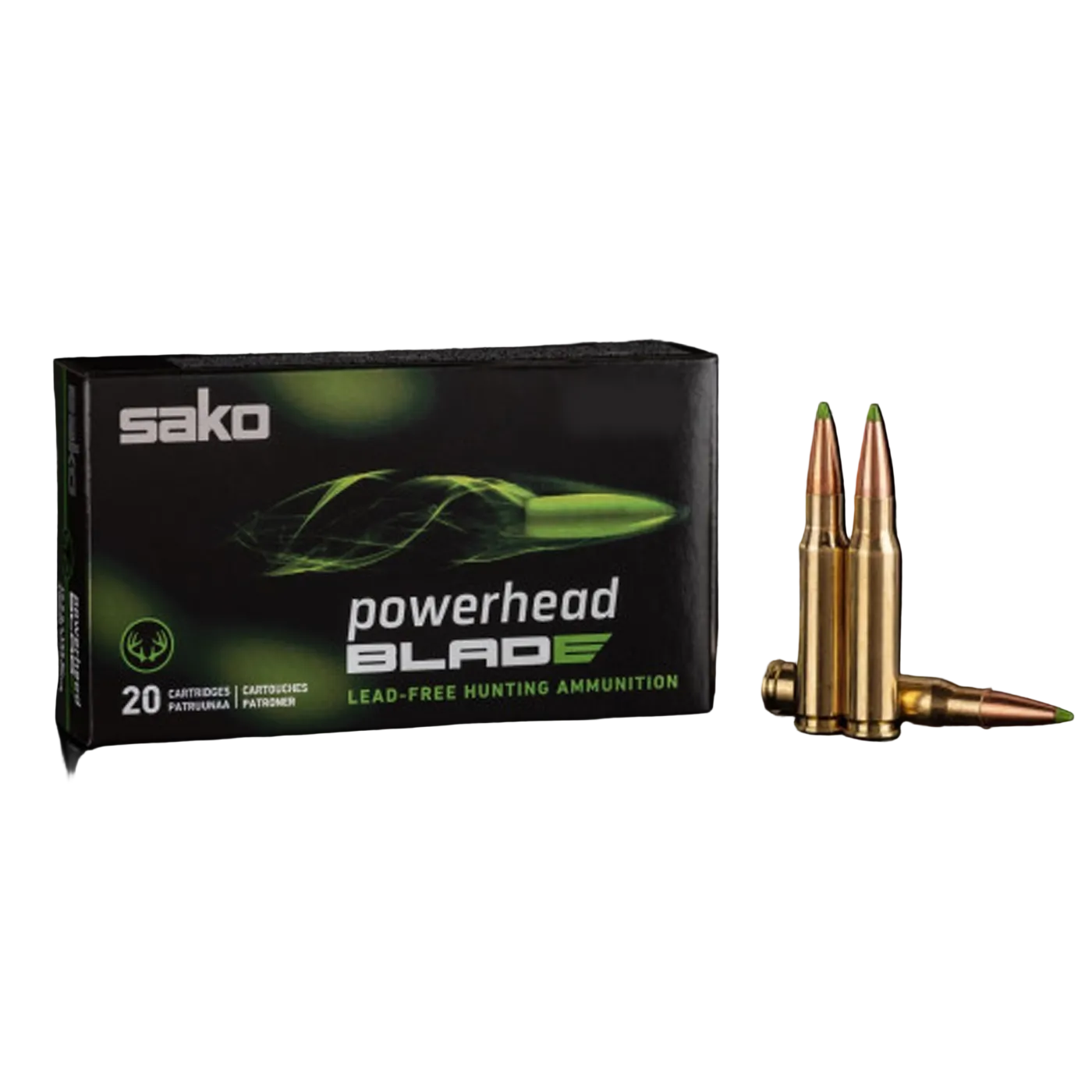 Sako Powerhead Blade 6.5x55mm 120gr 2805 FPS Centrefire Ammo - 20 Roun ...