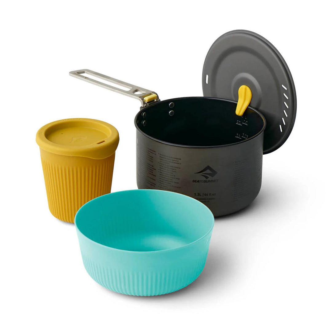 Sea to Summit Frontier UL Collapsible One Pot 3pc Cook Set - 1L Pot