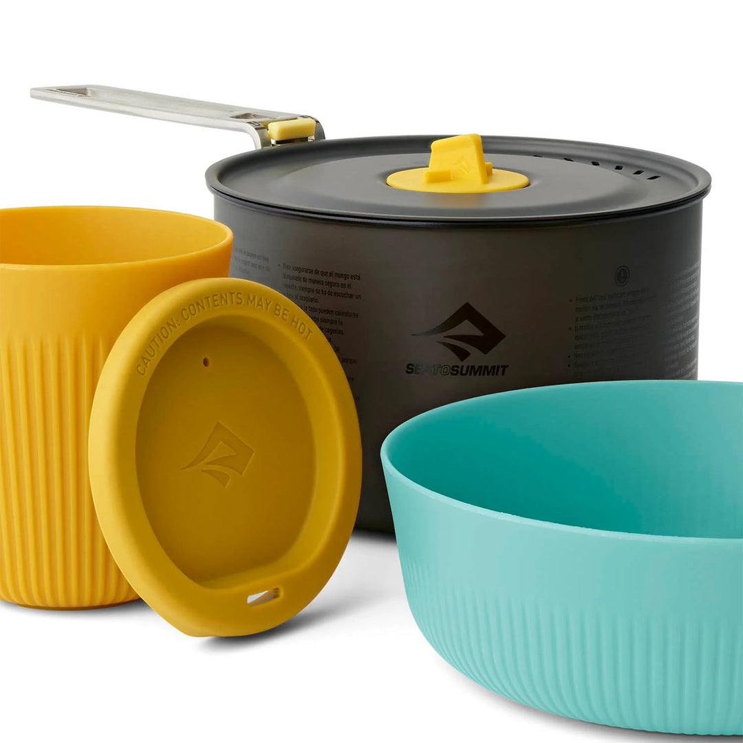 Sea to Summit Frontier UL Collapsible One Pot 3pc Cook Set - 1L Pot