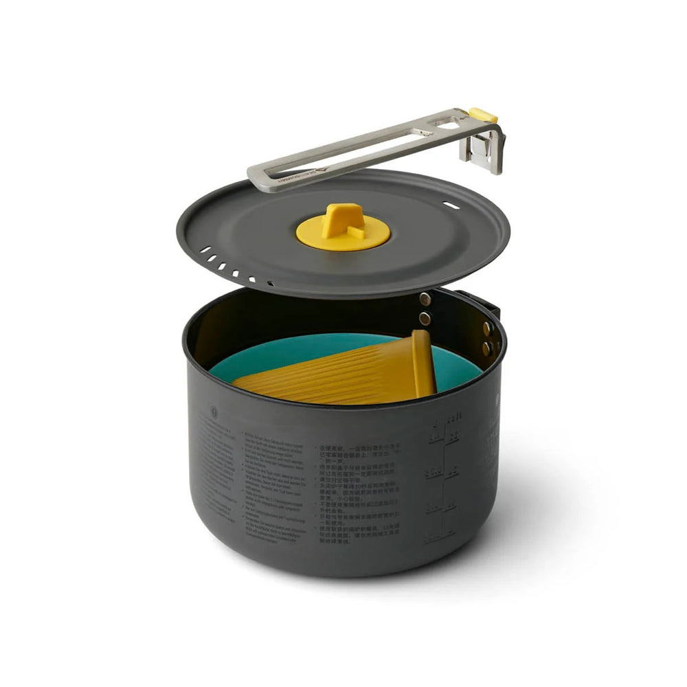 Sea to Summit Frontier UL Collapsible One Pot 3pc Cook Set - 1L Pot