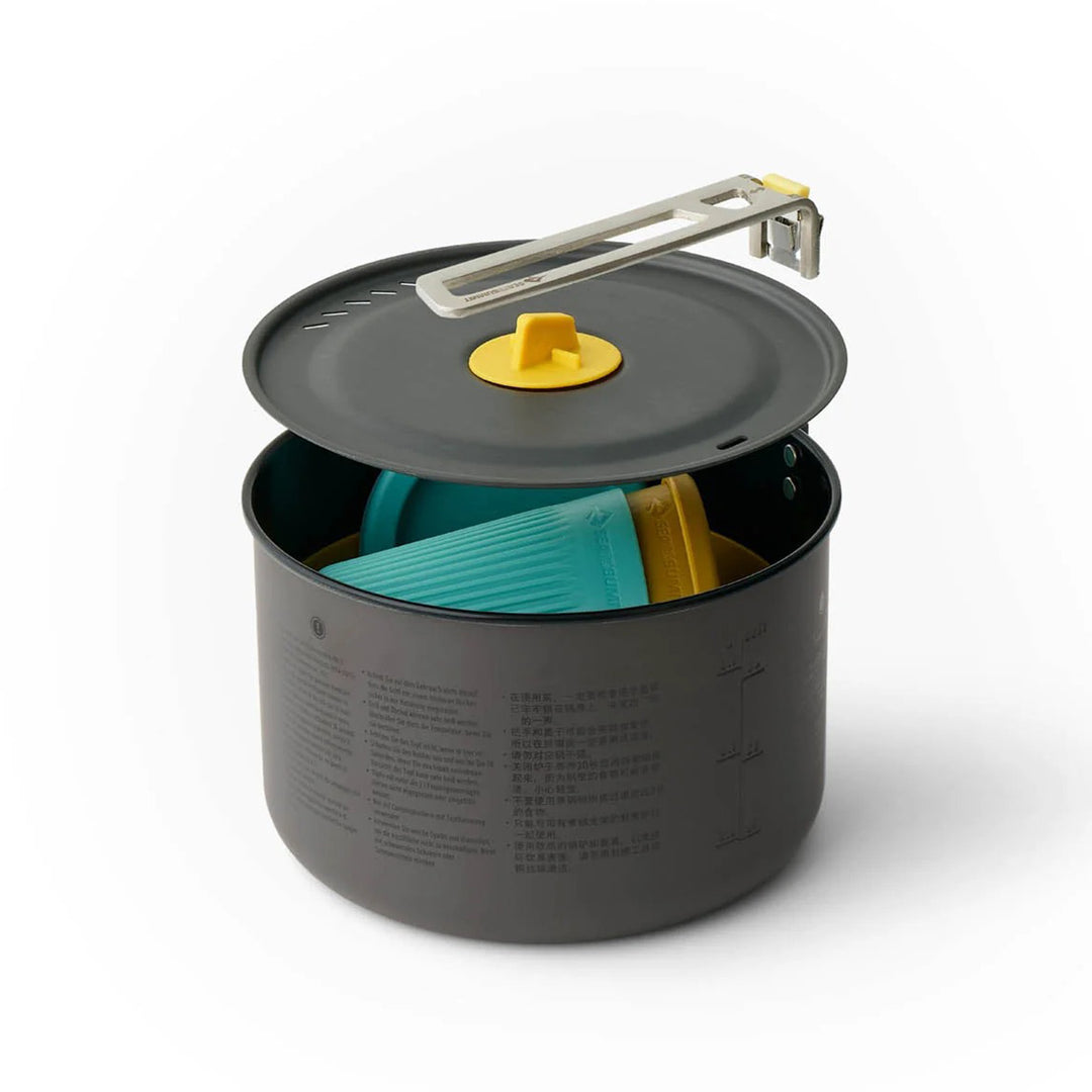 Sea to Summit Frontier UL One Pot 5pc Cook Set - 2L Pot