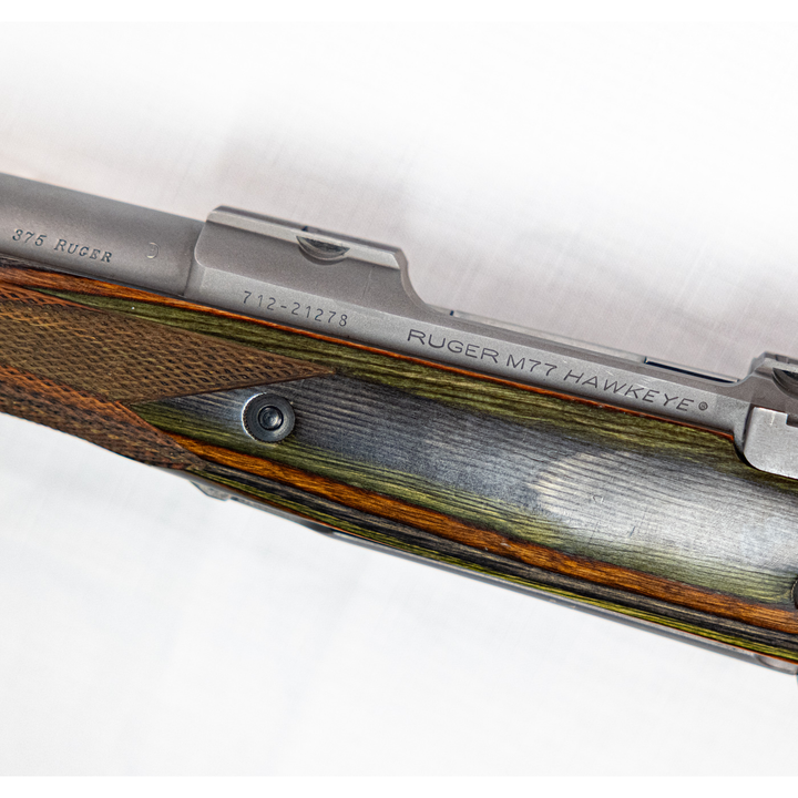 Second Hand Firearm - Ruger M77 Hawkeye 375 Ruger Bolt Action Centrefire Rifle