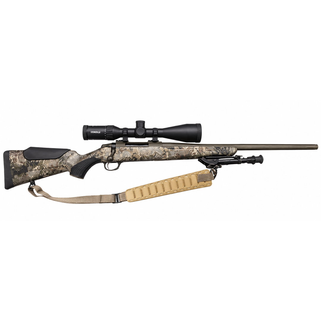 Second Hand Firearm - Tikka T3X Strata 30-06 Bolt Action Centrefire Rifle with Steiner Predator 4-16x50/Sling/Bag/Hy-Skor Bipod