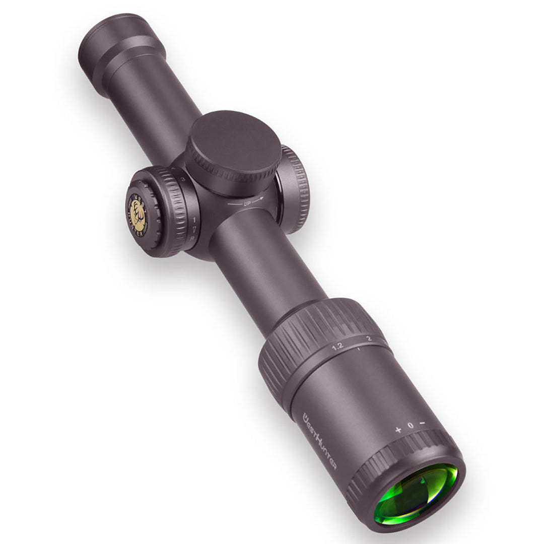 West Hunter HD-S 1.2-6x24 IR PRO SFP Rifle Scope - Bronze/Brown