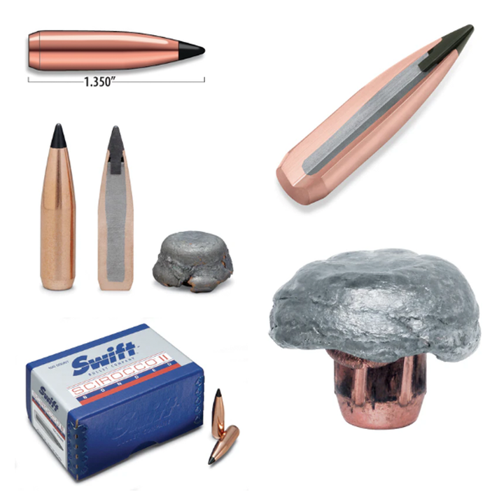 Swift Bullets 308 165gr Scirocco Projectile - 100pk