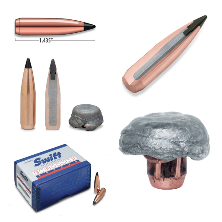 Swift Bullets 308 180gr Scirocco Projectile - 100pk