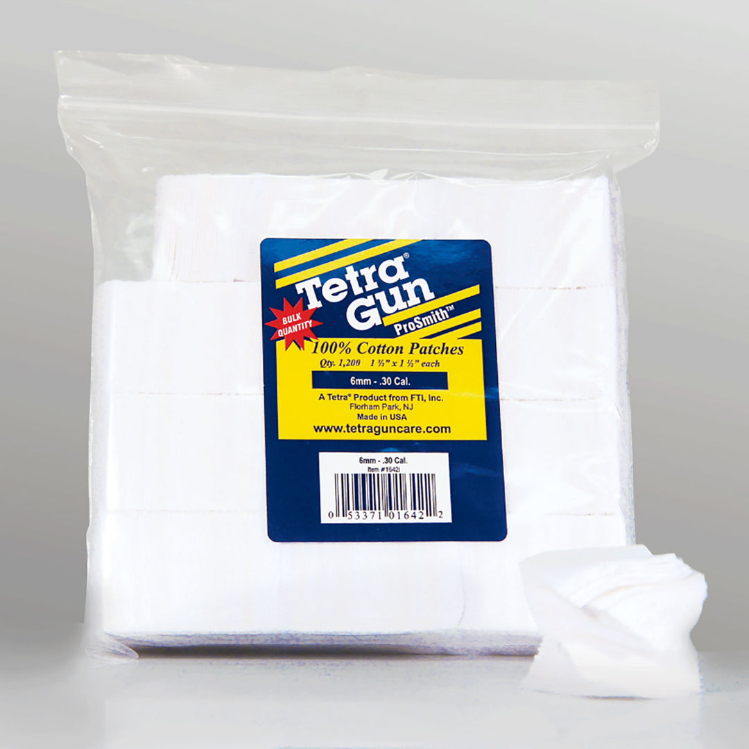 Tetra Prosmith Cleaning Patches - 1200pk .16mm / .30 CAL