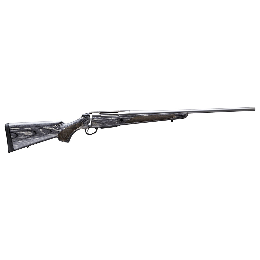 Tikka T3X Laminated Grey Stainless Rifle - Right Hand - .300 WIN MAG .300 WIN MAG / Black