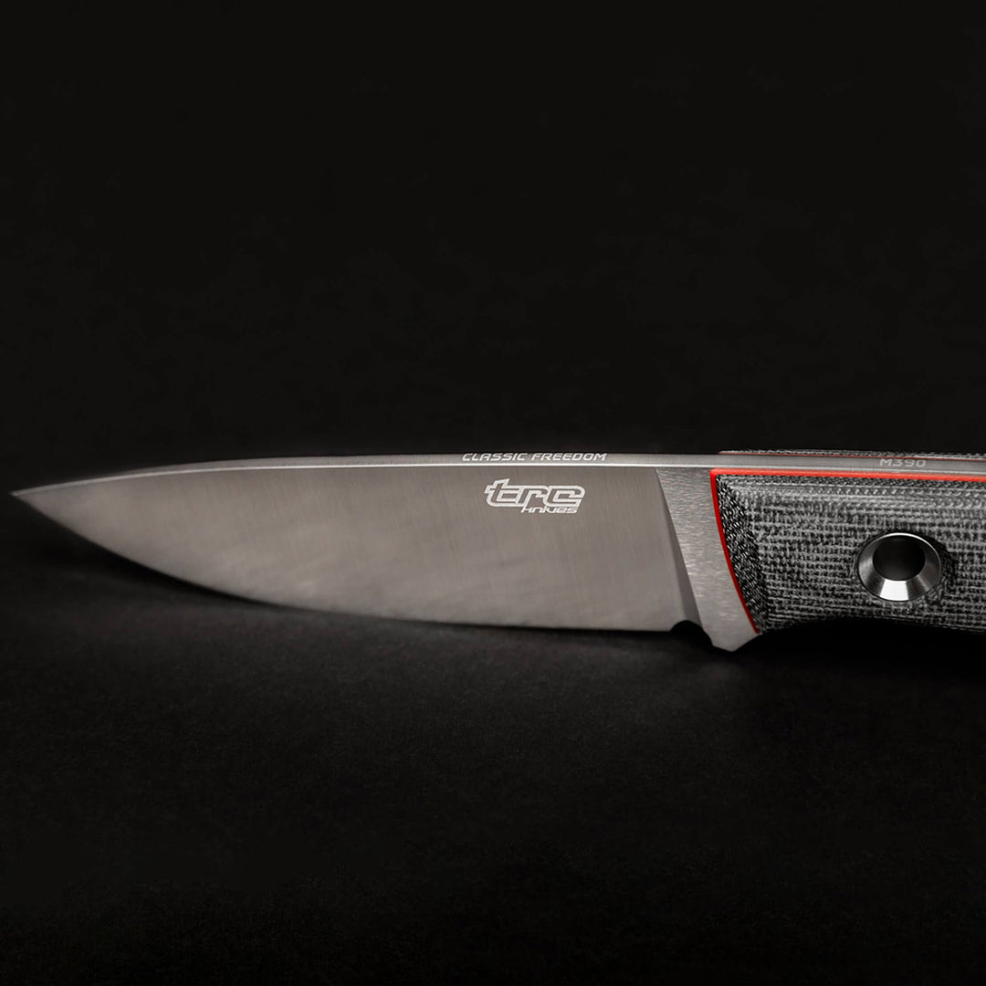 TRC Classic Freedom Knife - M390/SATIN/BCM/REDLINER/KYDEX