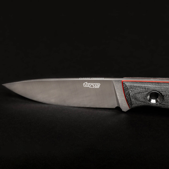 TRC Classic Freedom Knife - M390/SATIN/BCM/REDLINER/KYDEX