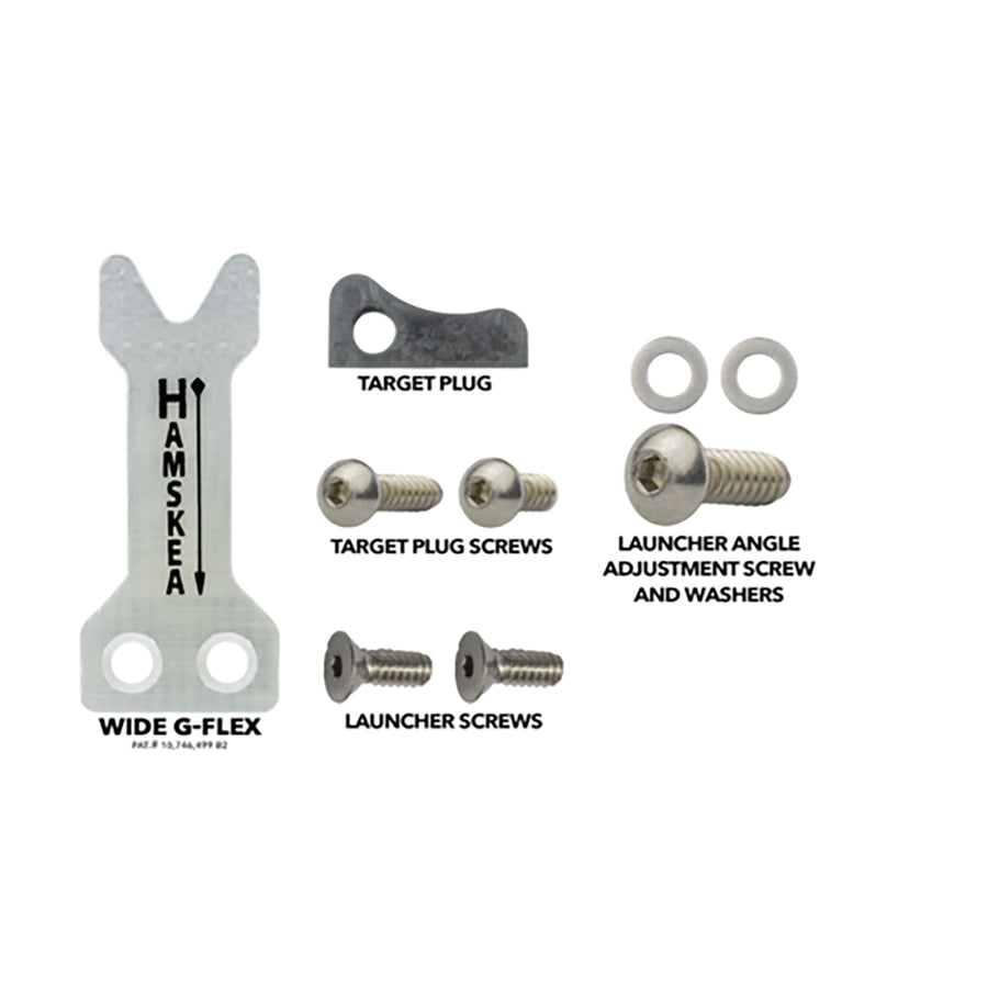 Hamskea Hybrid/Trinity Wide Stainless Target Conversion Kit(Wide Stainles Launcher, Backer Plate, Target Plug, Pitch Adj