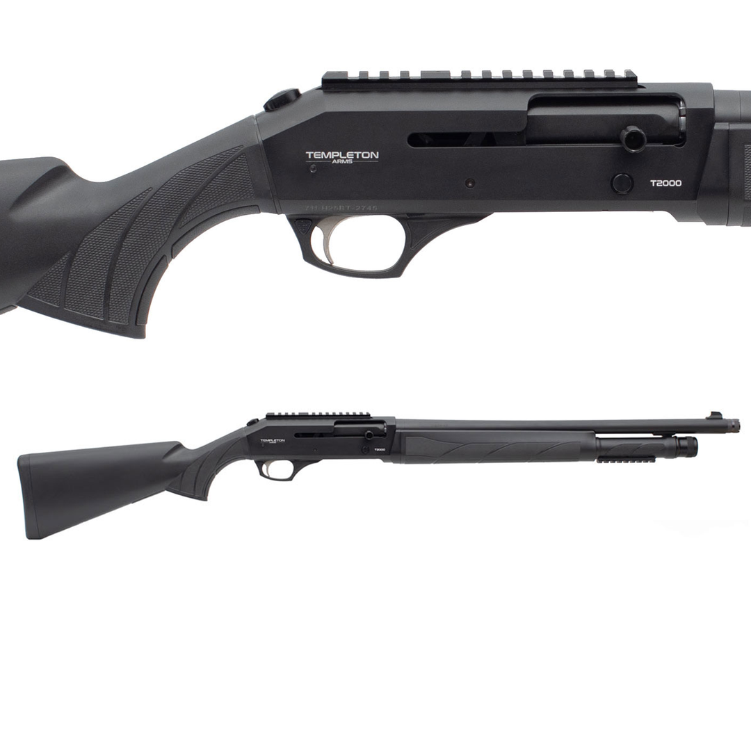 Templeton Arms T2000 Gen 2 Tactical 20 inch Button Release Shotgun - Right Hand