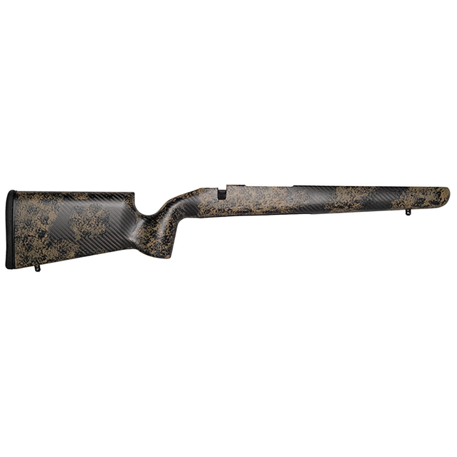 Stocky's Hunter Vertical Grip Carbon Sagebrush Stock - Tikka T3/T3x Factory Sporter Barrel Profile Left Hand / Carbon/Camo