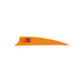 Bohning 3.5inch Shield Cut X Vane - Red - 100 Vanes — 3.5 inches / Orange