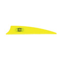 Bohning 3.5inch Shield Cut X Vane - Red - 100 Vanes — 3.5 inches / Yellow