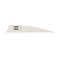 Bohning 3.5inch Shield Cut X Vane - Red - 100 Vanes — 3.5 inches / White