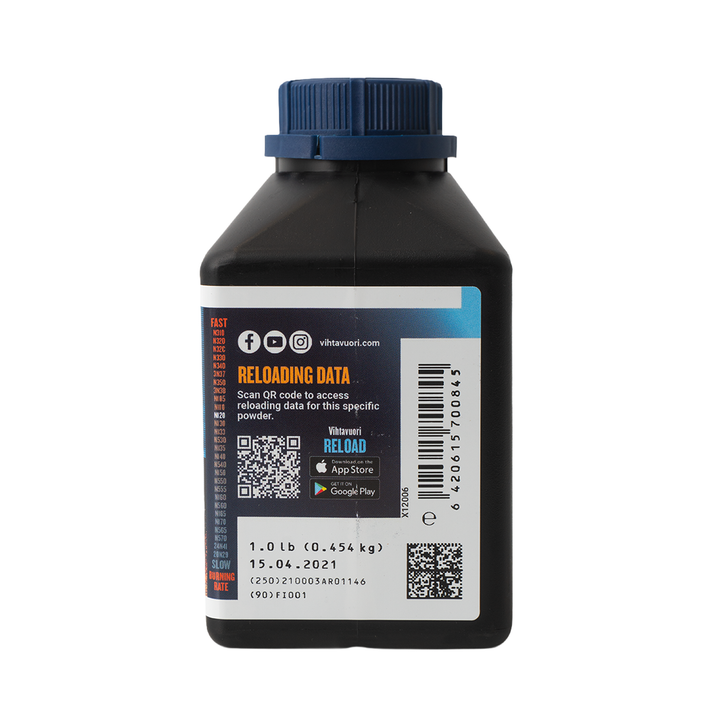 VihtaVuori Powder - N120 Rifle Powder