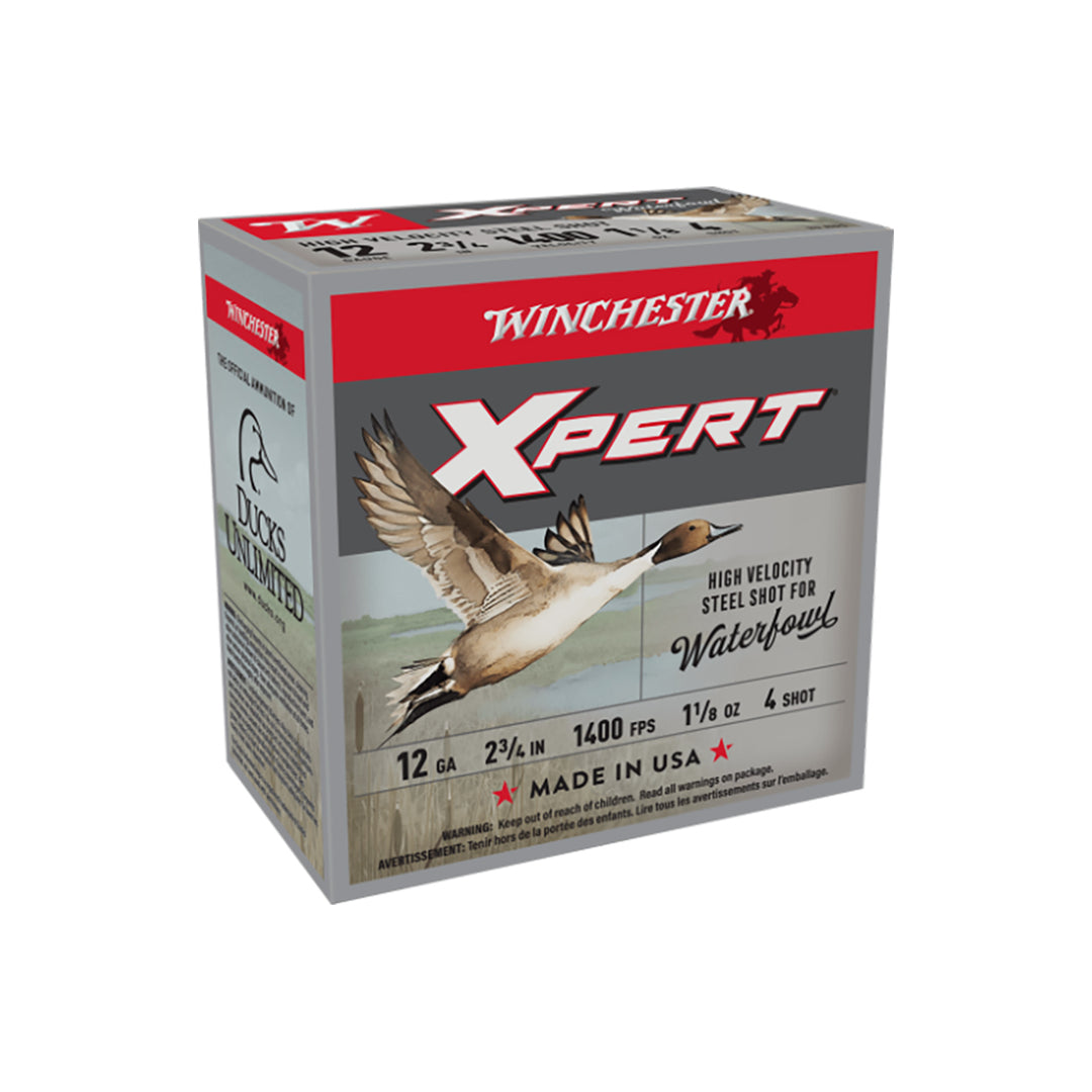 Winchester Xpert 12G #4 2-3/4in 32gm Shotshell - 25 Rounds 12 GAUGE