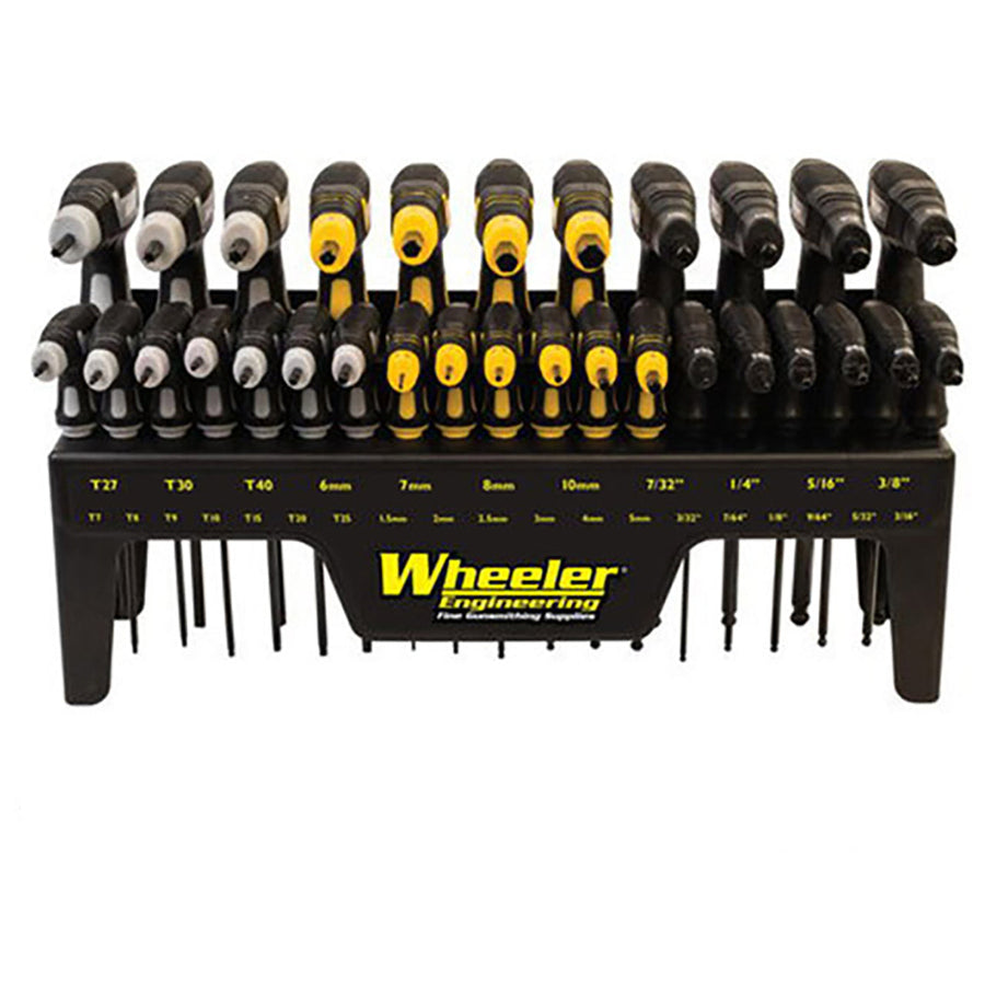 WHEELER GUNSMITHING SAE / METRIC HEX & TORX P-HANDLE 30 PCE