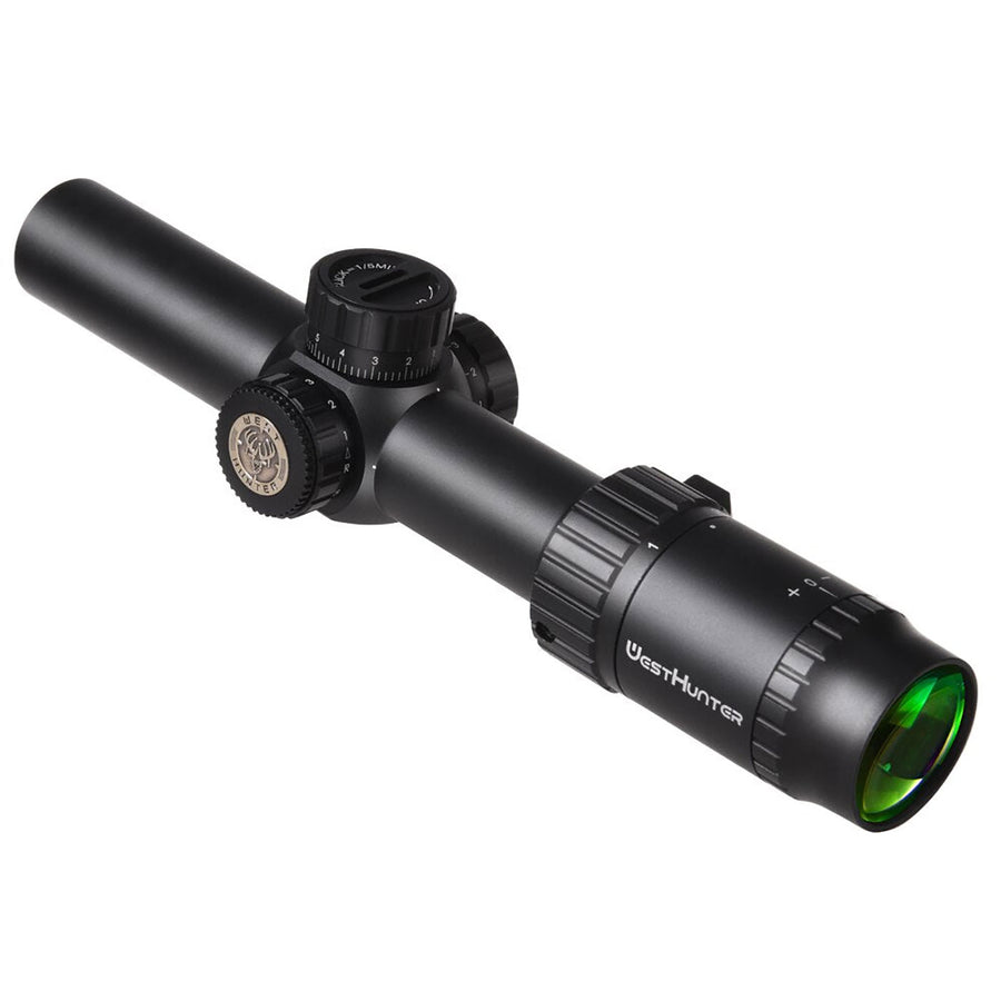 WestHunter HD 1-6x24 SFP Rifle Scope - Illuminated Reticle Black