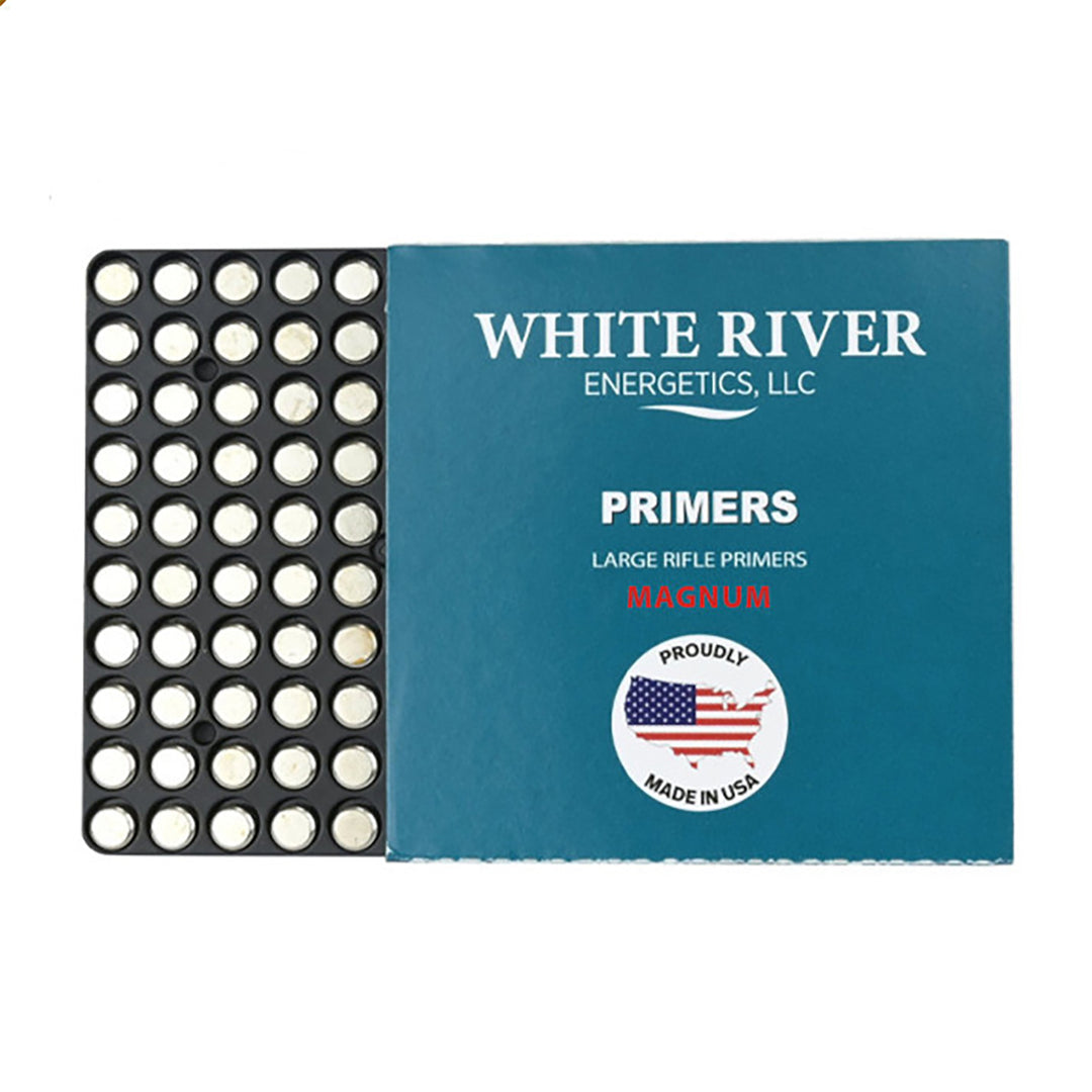 White River Large Rifle Magnum Primer - 1000/Brick