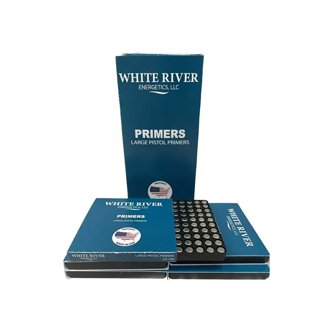 White River Large Pistol Primer - 100 Pack