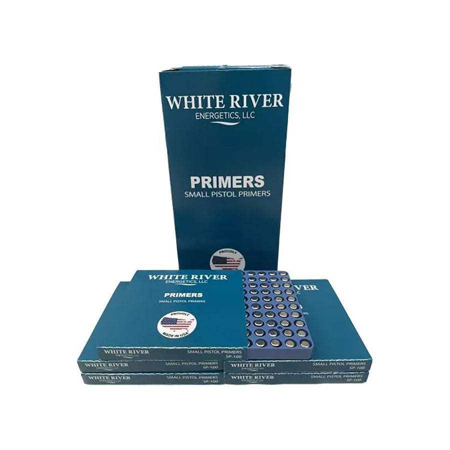 White River Small Pistol Primer - 100 Pack